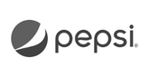 PepsiCo logo greyscale.