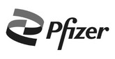 Pfizer logo greyscale.