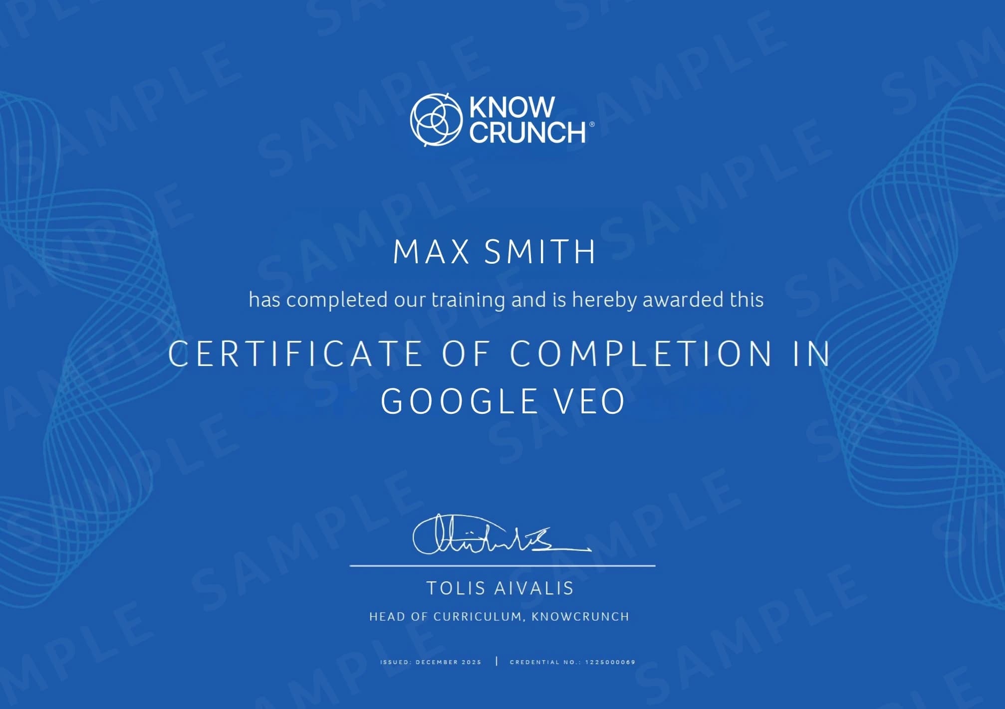 Professional certification diploma