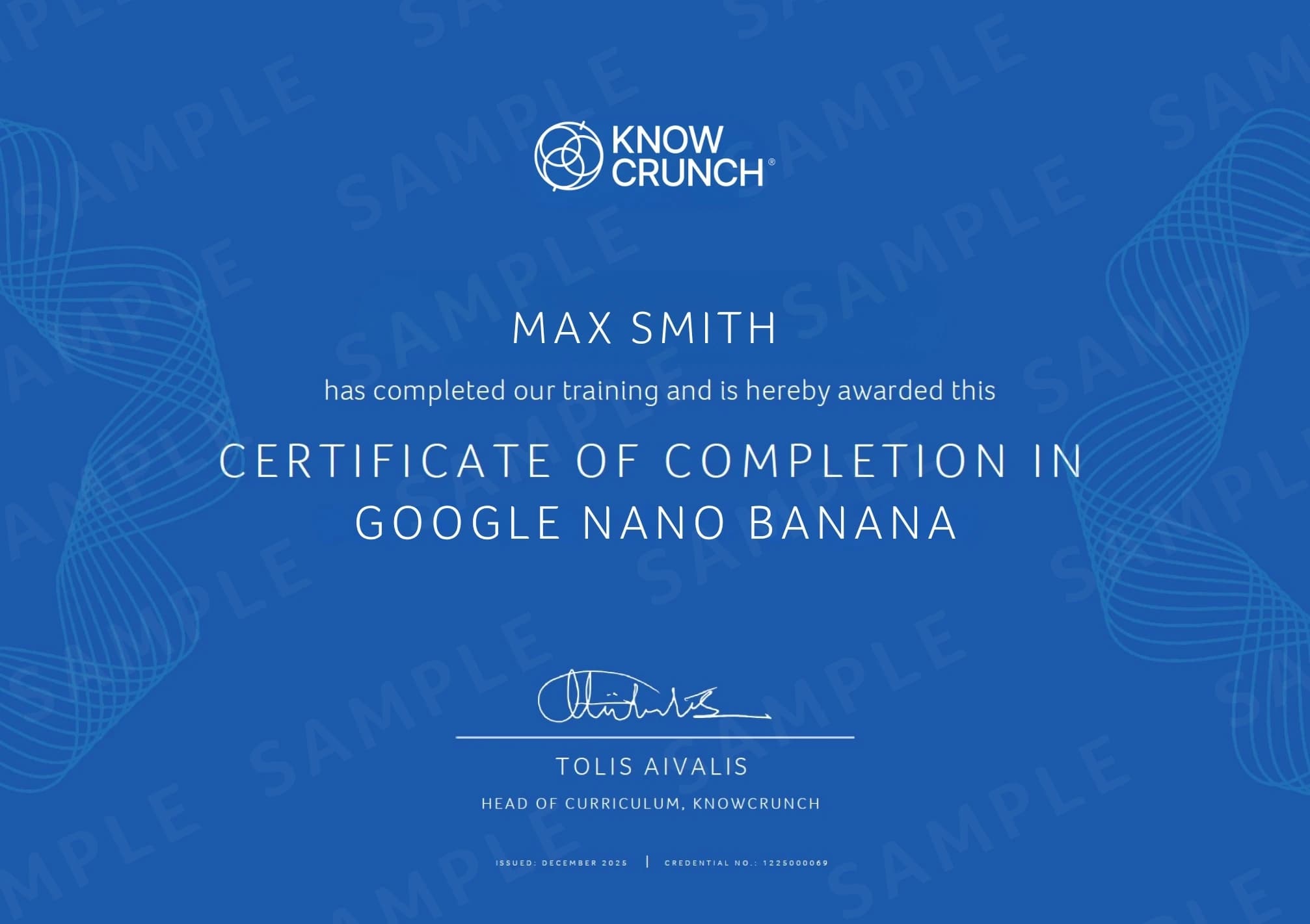 Professional certification diploma