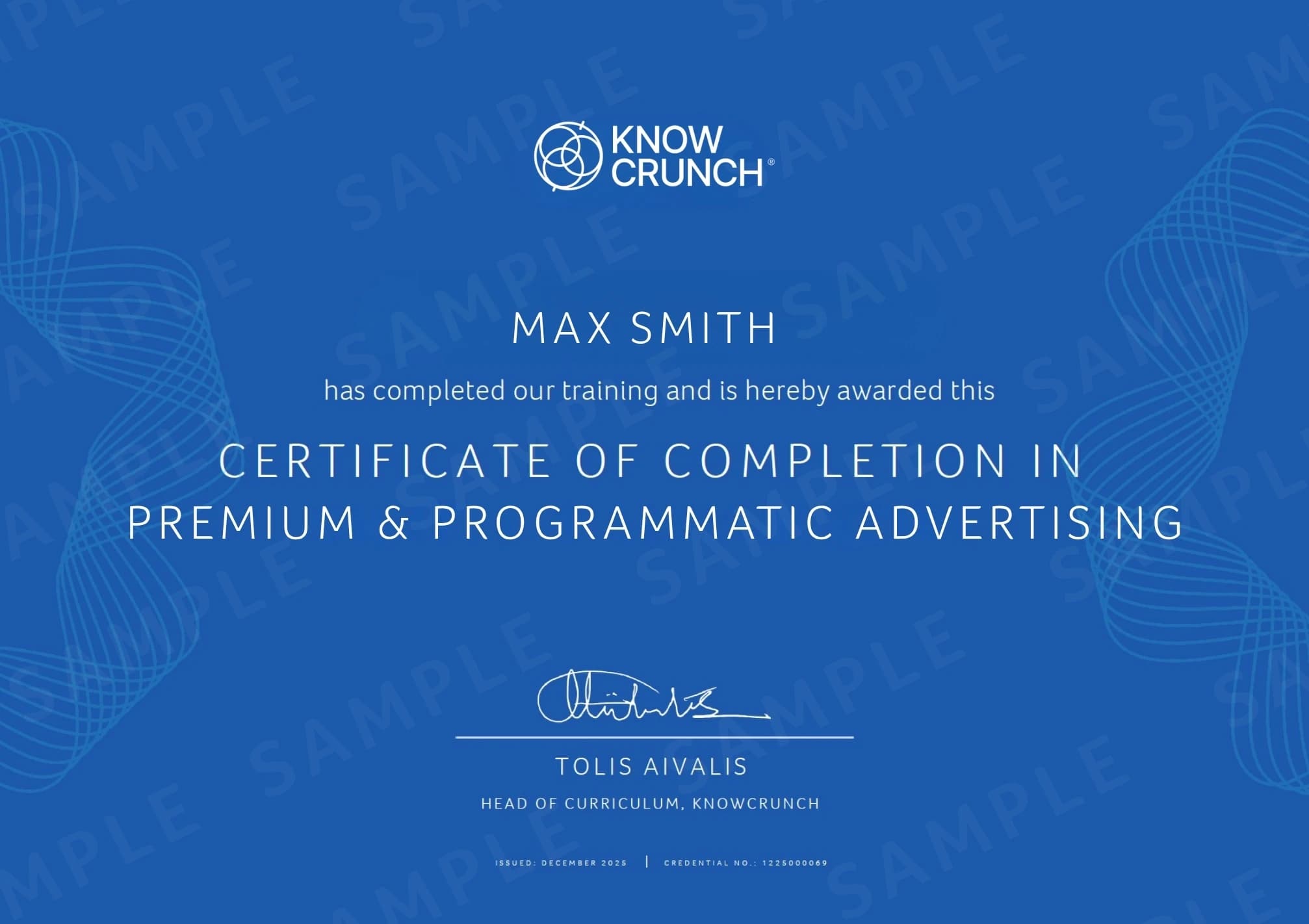 Απόκτησε το Professional Certificate Professional certification diploma