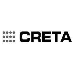Creta TV logo greyscale.