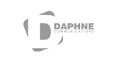 Daphne sommunications greyscale logo