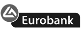 Eurobank logo greyscale