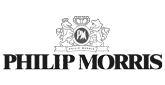 Philip Morris logo greyscale