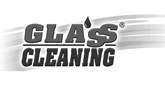 Glass cleaning logo greyscale
