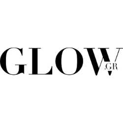 Glow.gr logo grayscale