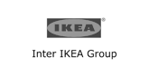 IKEA logo greyscale.