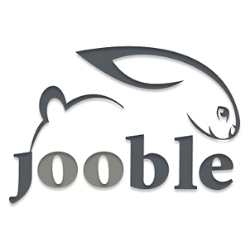 Jooble greyscale logo