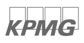 KPMG logo greyscale.