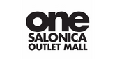One Salonica Outlet Mall logo greyscale.