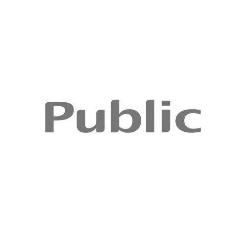 Public greyscale logo.