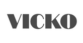 Vicko logo greyscale.