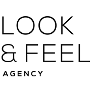Look & Feel agency logo greyscale